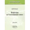 Image de Biophysique de l'environnement sonore