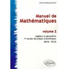 Image de Manuel de Mathématiques: Volume 2, Algèbre et géométrie, 1re année de prépas scientifiques MP/SI -PC/SI