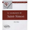 Image de Le vocabulaire de Saint-Simon