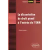 Image de La dissertation de droit pénal à l'entrée de l'ENM