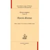 Image de Oeuvres diverses