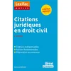 Image de Citations juridiques en droit civil