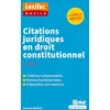 Image de Citations juridiques en droit constitutionnel