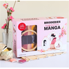 Image de Coffret broderies inspiration MANGA - 3 projets à broder autour de l'animé