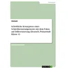 Image de Schriftliche Konzeption eines Schreiblernarrangements mit dem Fokus auf Differenzierung (Deutsch, Primarstufe Klasse 4)