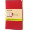 Image de MOLESKINE Set de 3 cahiers grand format vierges rouge canneberge