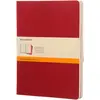 Image de MOLESKINE Lot de 3 cahiers lignés XXL - Rouge