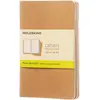 Image de MOLESKINE - Set de 3 cahiers de poche, pages blanches, marron kraft