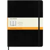Image de Moleskine - Carnet de Notes Classique Papier à Rayures - Journal Couverture Souple et Fermeture par Elastique - Couleur Noir - Taille Très Grand Format 19 x 25 cm - 192 Pages