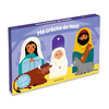 Image de Ma crèche de Noël - trois livres-santons et un décor