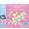 Image de Mes tableaux licornes en strass. My unicorn pictures in strass. Mis cuadros de unicornios con strass