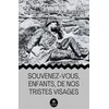 Image de Souvenez-vous, enfants, de nos tristes visages