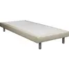 Image de CONCEPT1 Chatel Light 80x200cm Cannes blanc cassé CHATEL-LT-0820-C-B