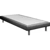Image de CONCEPT1 Chatel Light 90x200cm Cannes gris foncé CHATEL-LT-0920-C-N