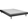Image de CONCEPT1 Chatel Light 140x200cm Cannes gris foncé CHATEL-LT-1420-C-N