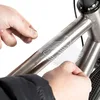 Image de Protection cadre vélo adhésive Restrap pour sacoche bikepacking blanc transparent