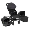 Image de Graco Poussette Trio Myavo Siège Auto SnugLite et Nacelle Myavo - Midnight Black