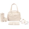 Image de doomoo Sac à Langer Fluffy - Corduroy Sand