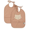 Image de Trixie Baby Lot de 2 Bavoirs Imperméables - Mrs. Cat