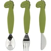 Image de Trixie Baby Lot de 3 Couverts - Mr. Dino