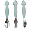Image de Trixie Baby Lot de 3 Couverts - Mr. Shark