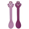 Image de Trixie Baby Lot de 2 Cuillères en Silicone - Mrs. Peacock