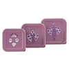 Image de Trixie Baby Lot de 3 Boîtes à Goûter - Mrs. Peacock