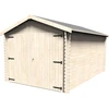 Image de Garage bois "Gamache" - 14.24 m² - 2.98 x 4.78 x 2.56 m - 28 mm