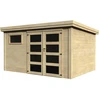 Image de Abri jardin bois "Paolo" - 10 m² - 3.65 x 2.75 x 2.16 m - 28 mm