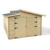 Image de Garage bois "Torino" - 20.88 m2 - 3.64 x 5.74 x 2.92 m - 28 mm