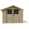 Image de Abri jardin bois traditionnel - 8.88 m2 - 2.98 x 2.98x 2.18 m - 28 mm
