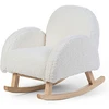 Image de Childhome Fauteuil à Bascule pour Enfant - Teddy Ecru