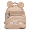 Image de Childhome Sac à Dos My First Bag Matelassé - Beige