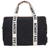 Image de Childhome Mommy Bag Large Signature Canvas - Noir