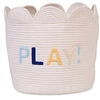 Image de Childhome Panier Fleur Ecru - Grand Modèle