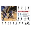 Image de Nouveau Ensemble de 19 Figurines en MÃ©tal pour Navires: Marins (1700-1815)