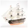 Image de Maquette bateau en bois : HMS VICTORY Navire de Ligne Trafalgar 1805