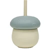 Image de OYOY Verre avec Paille Champignon - Off White Blue