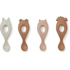 Image de Liewood Lot de 4 Cuillères Liva - Rose Mix
