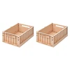 Image de Liewood Lot de 2 Caisses de Rangement Weston Medium - Tuscany Rose