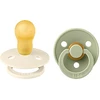 Image de Bibs Lot de 2 Sucettes Rondes Colour Ivory & Sage - 18 Mois +