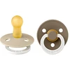 Image de Bibs Lot de 2 Sucettes Rondes Night Dark Oak & Vanilla - 6/18 Mois