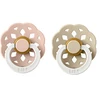 Image de Bibs Lot de 2 Sucettes Rondes Boheme Glow Blush & Vanilla - 6/18 Mois