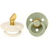 Image de Bibs Lot de 2 Sucettes Anatomiques Colour Ivory & Sage - 0/6 Mois