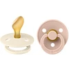 Image de Bibs Lot de 2 Sucettes Anatomiques Colour Ivory & Blush - 6/18 Mois