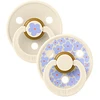 Image de Bibs Lot de 2 Sucettes Rondes Bibs Studio Jasmine Ivory Mix - 6/18 Mois