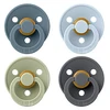Image de Bibs Lot de 4 Sucettes Rondes Colour Petrol Sage Baby Blue & Iron - 0/6 Mois