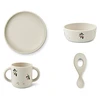 Image de Liewood Set Repas 4 Pièces Vivi - Peach Sea Shell Mix