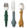 Image de Liewood Lot de 3 Couverts Tove - Golden Caramel Mix