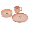 Image de Liewood Set de Vaisselle 3 Pièces Archi - Cat Tuscany Rose